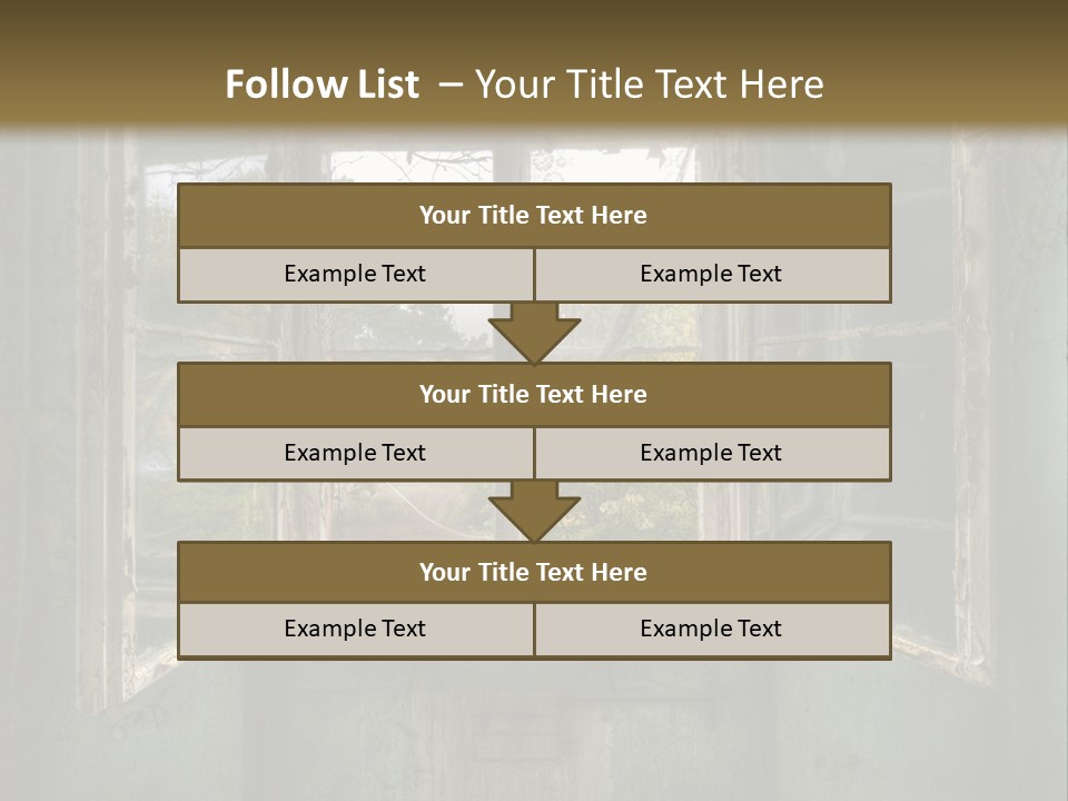 Mystic Over Room PowerPoint Template