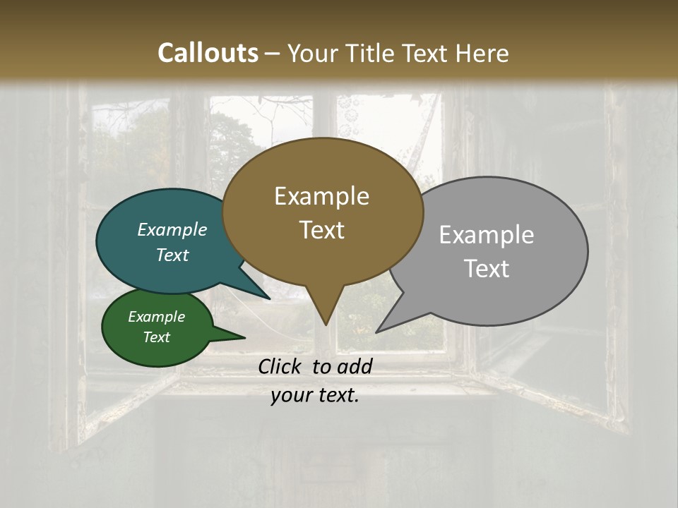 Mystic Over Room PowerPoint Template