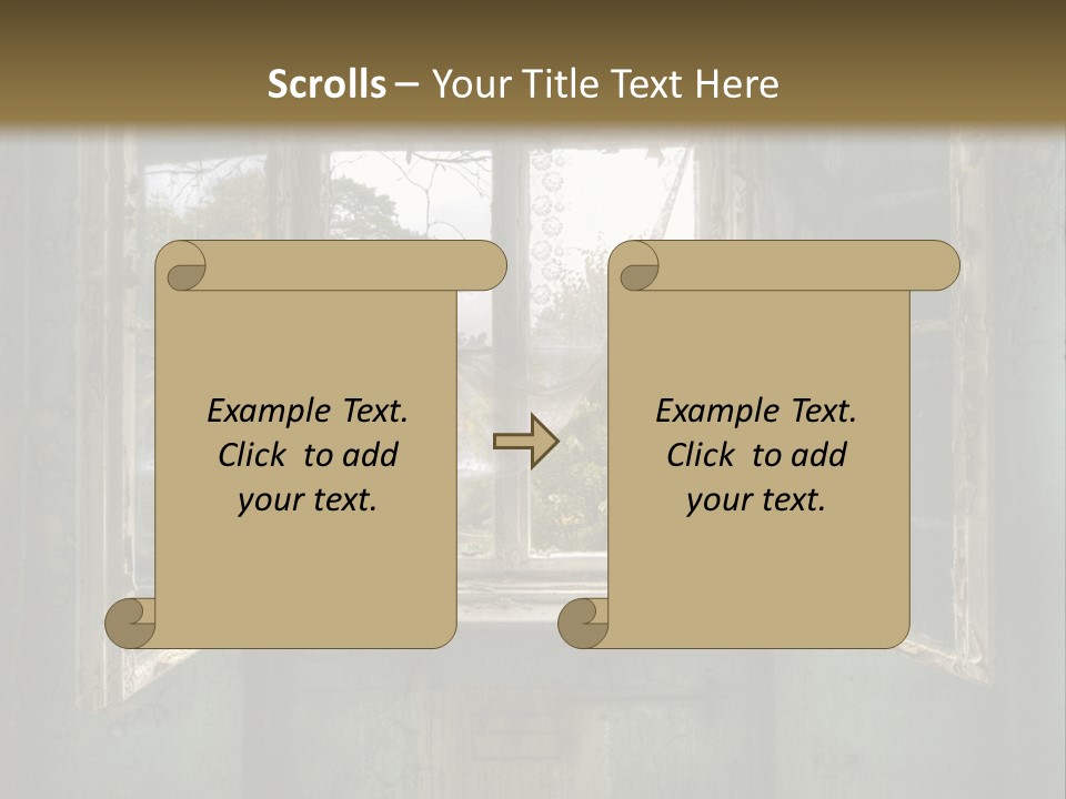 Mystic Over Room PowerPoint Template