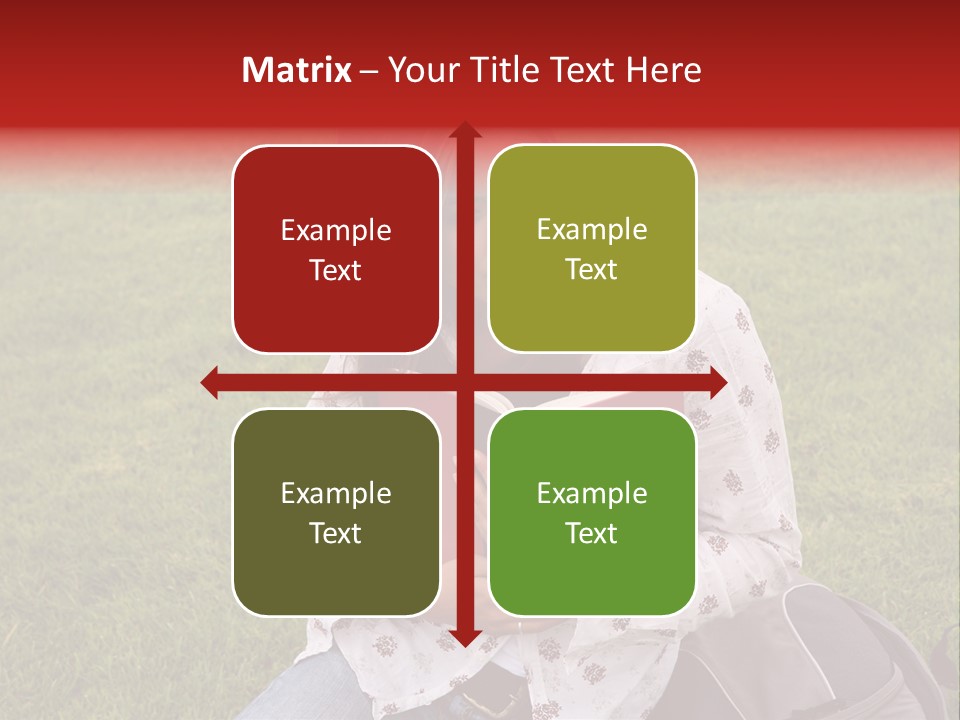 Studying Campus Teenager PowerPoint Template