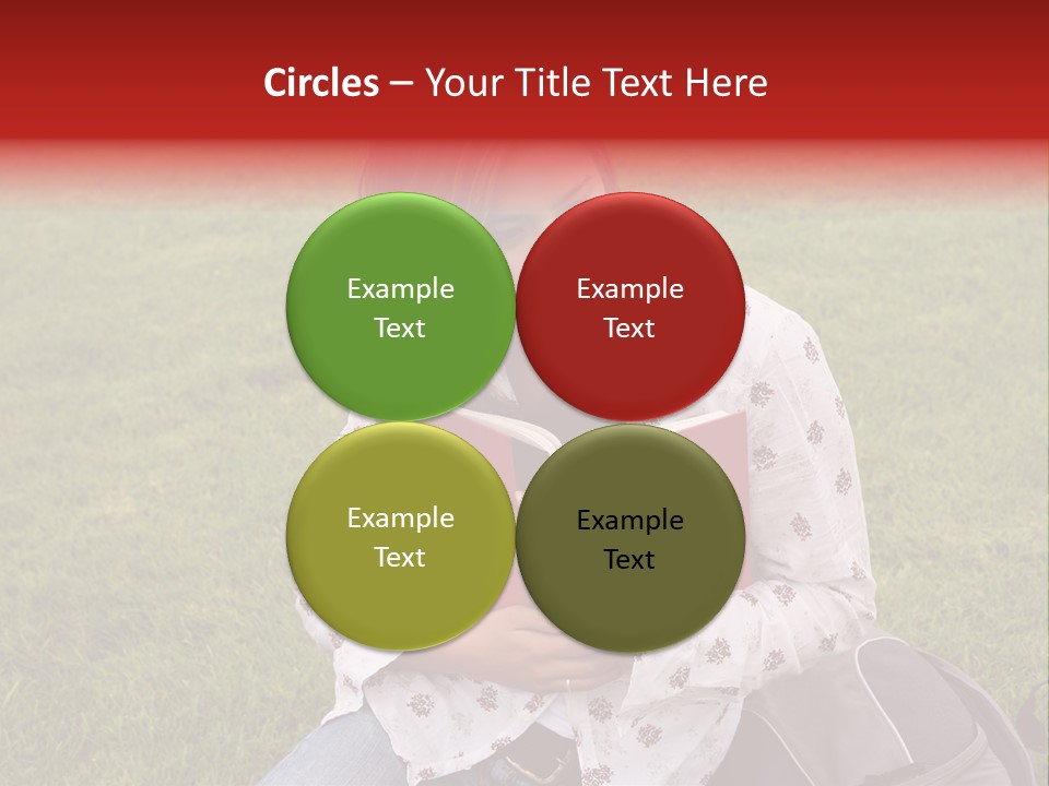 Studying Campus Teenager PowerPoint Template