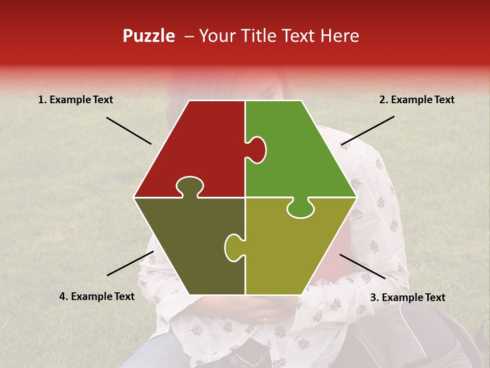 Studying Campus Teenager PowerPoint Template