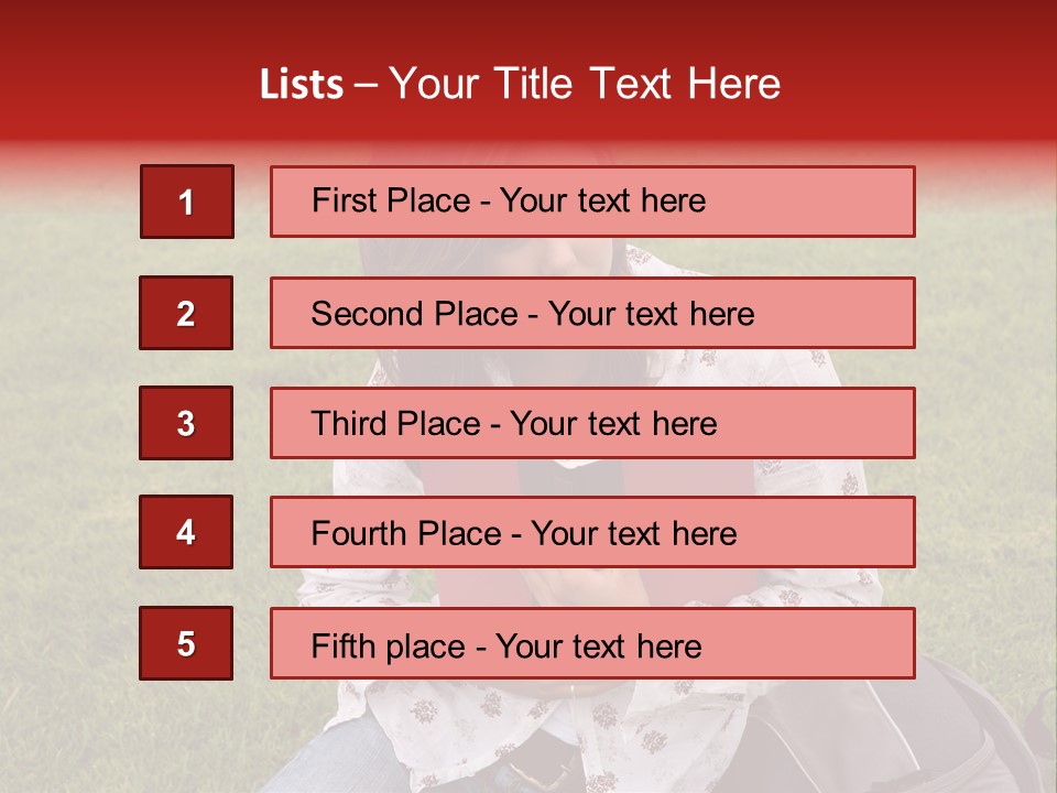 Studying Campus Teenager PowerPoint Template