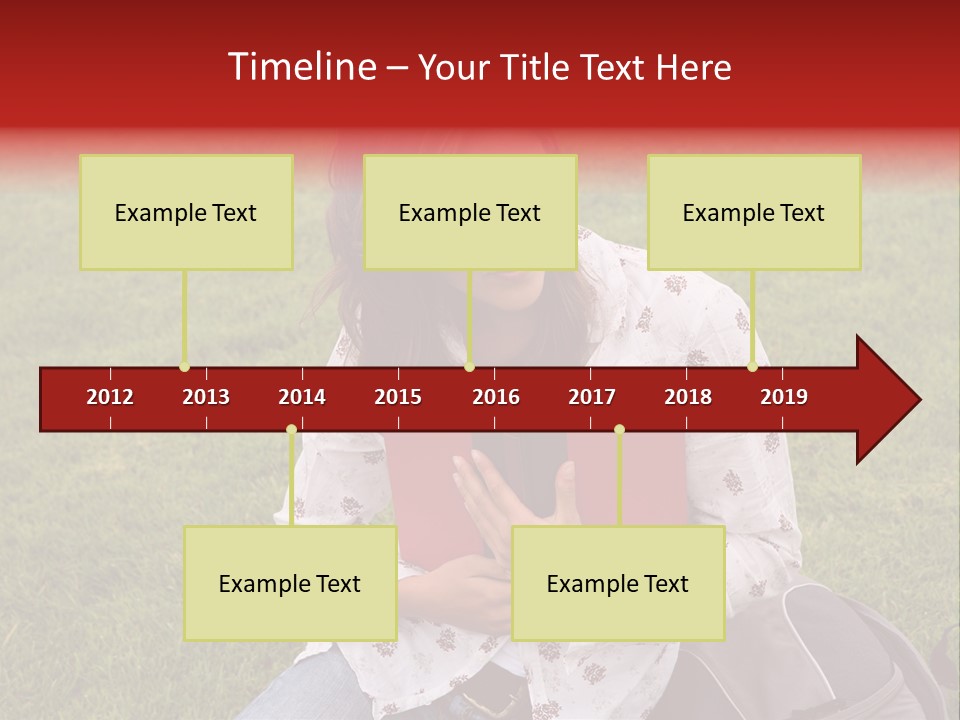 Studying Campus Teenager PowerPoint Template