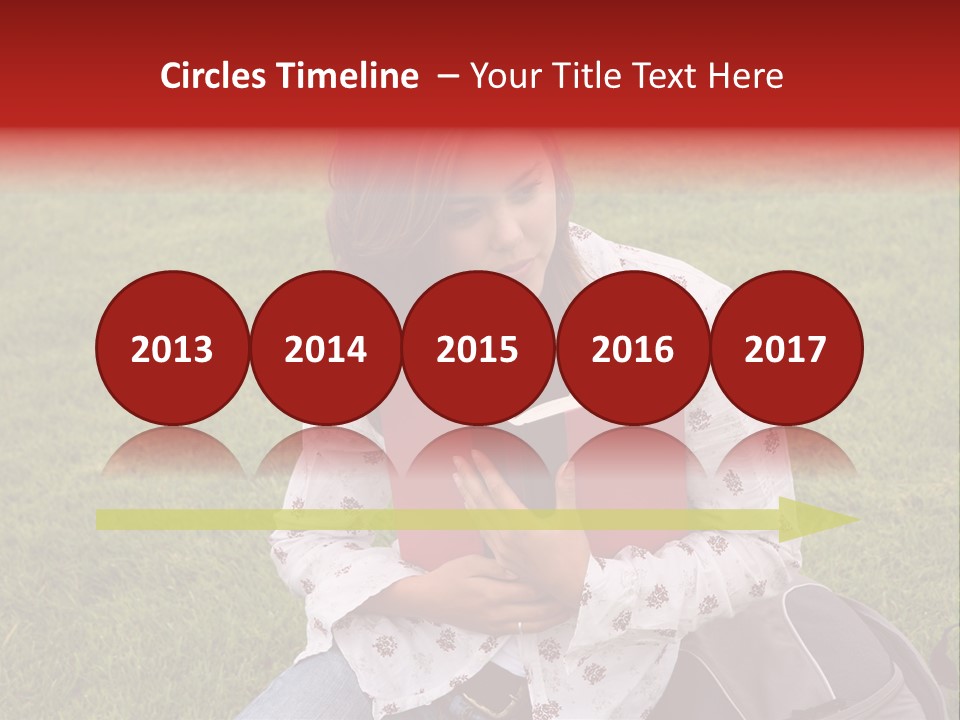 Studying Campus Teenager PowerPoint Template