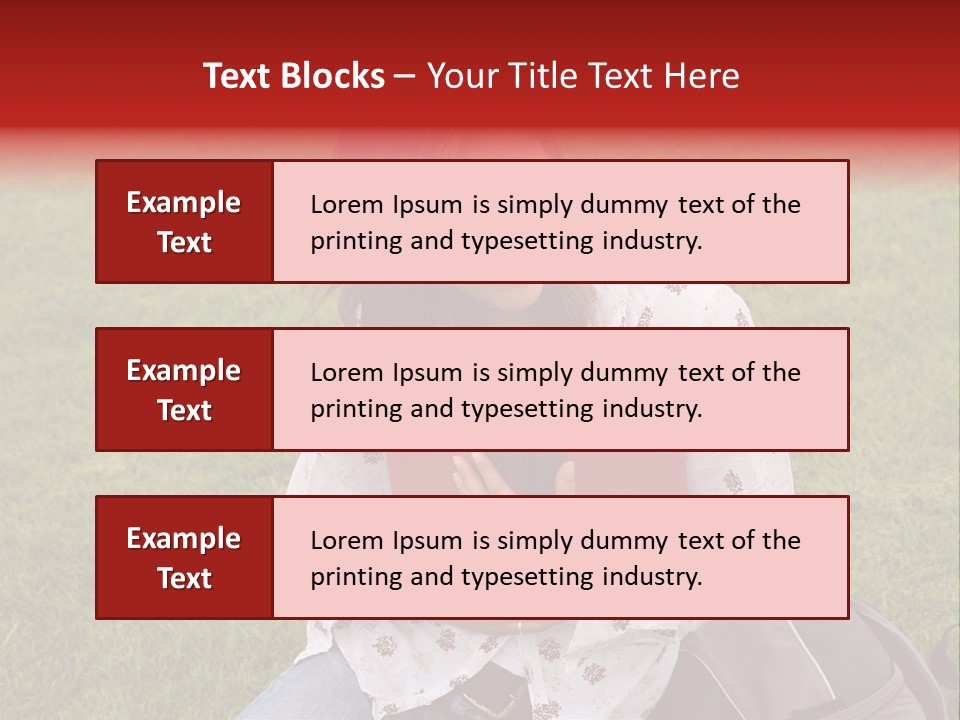 Studying Campus Teenager PowerPoint Template