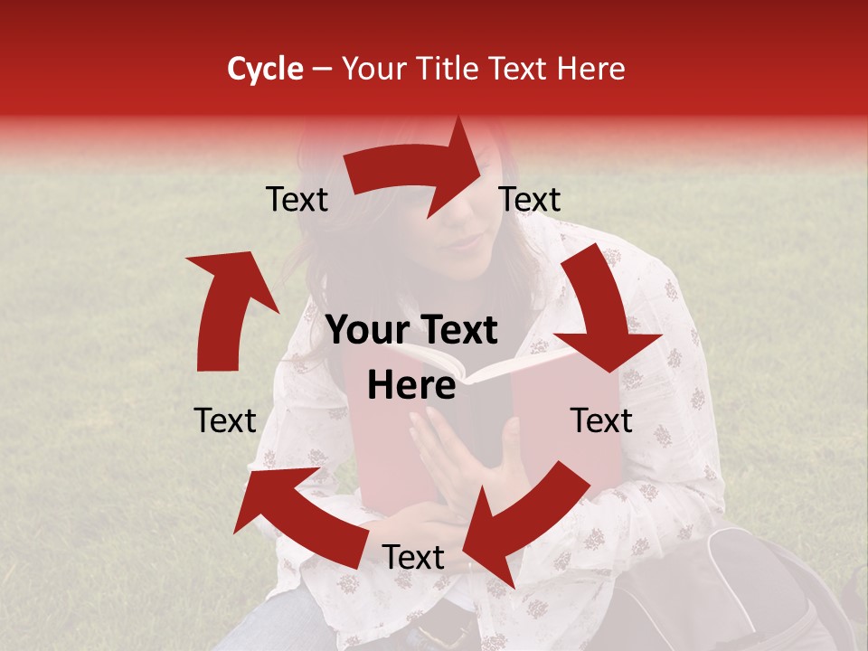 Studying Campus Teenager PowerPoint Template