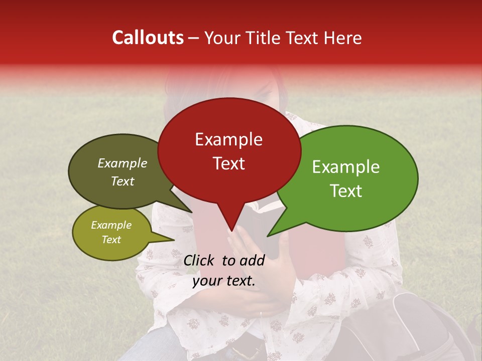 Studying Campus Teenager PowerPoint Template