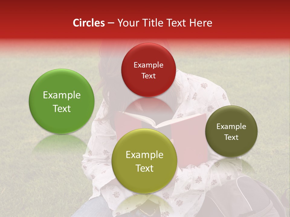 Studying Campus Teenager PowerPoint Template