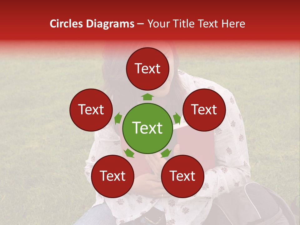 Studying Campus Teenager PowerPoint Template