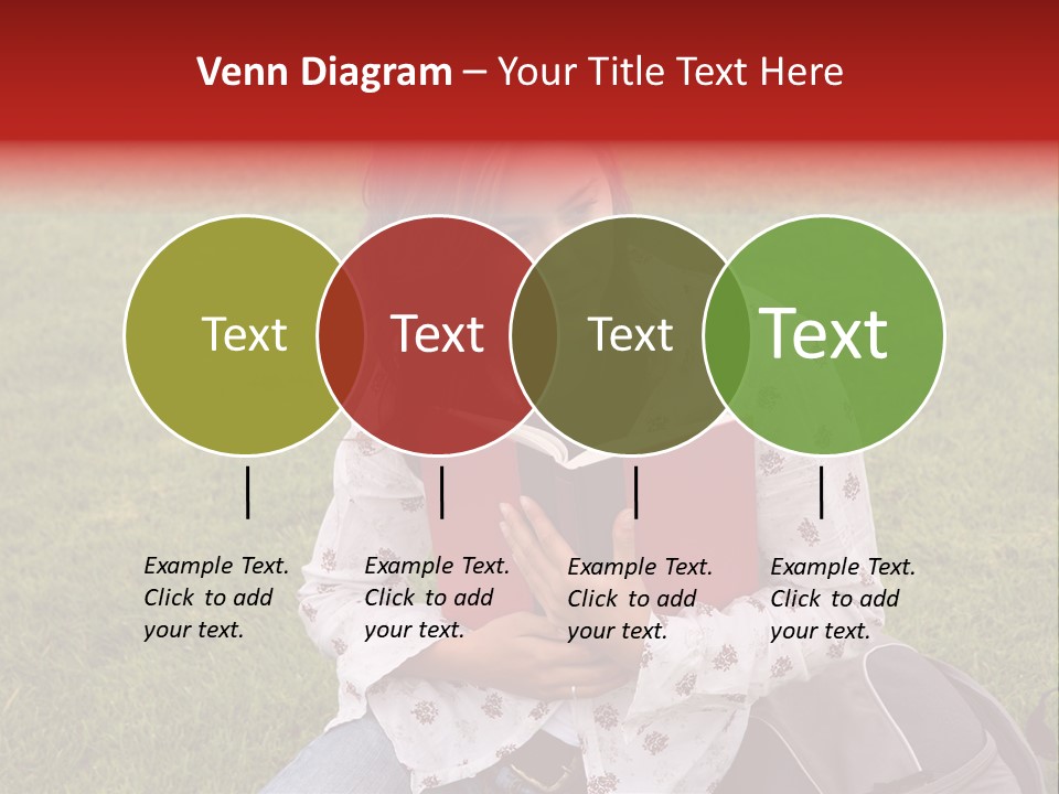 Studying Campus Teenager PowerPoint Template