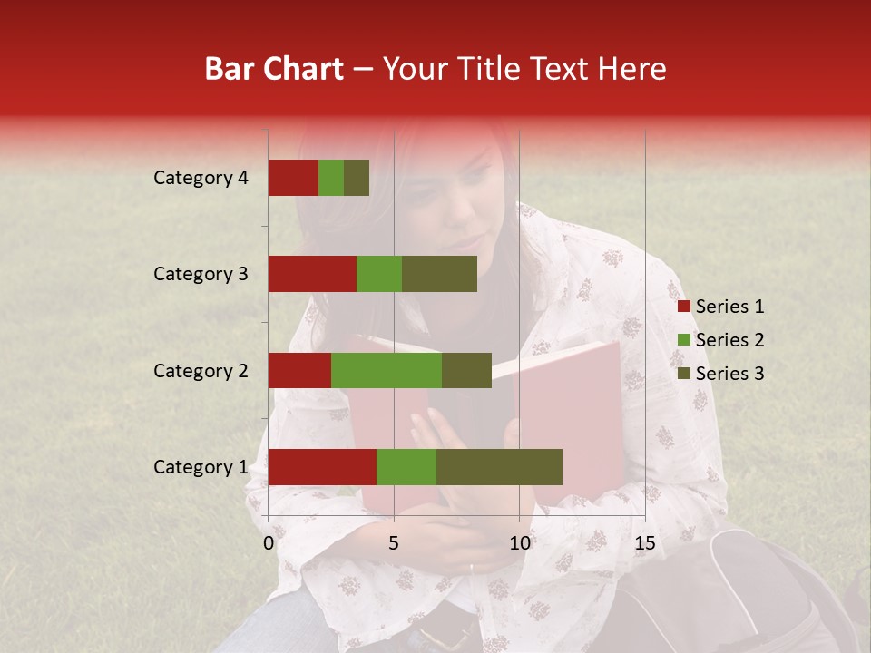 Studying Campus Teenager PowerPoint Template