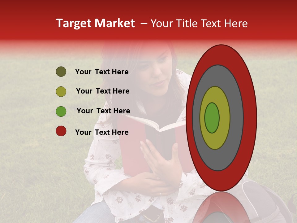 Studying Campus Teenager PowerPoint Template