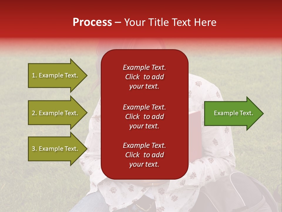 Studying Campus Teenager PowerPoint Template