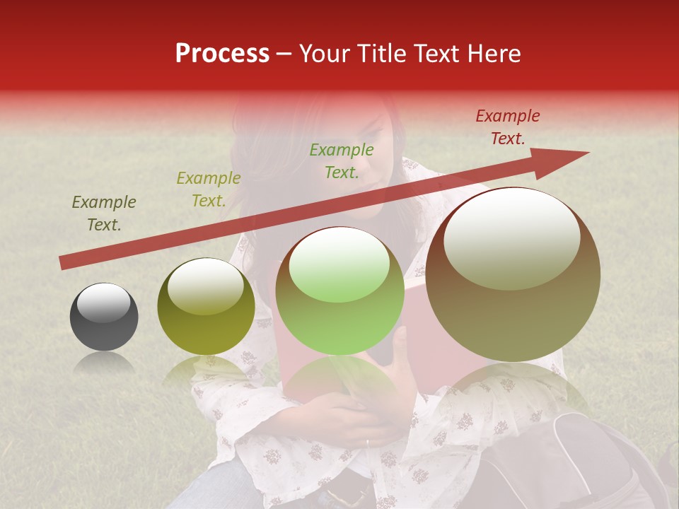 Studying Campus Teenager PowerPoint Template