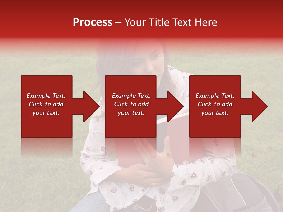 Studying Campus Teenager PowerPoint Template