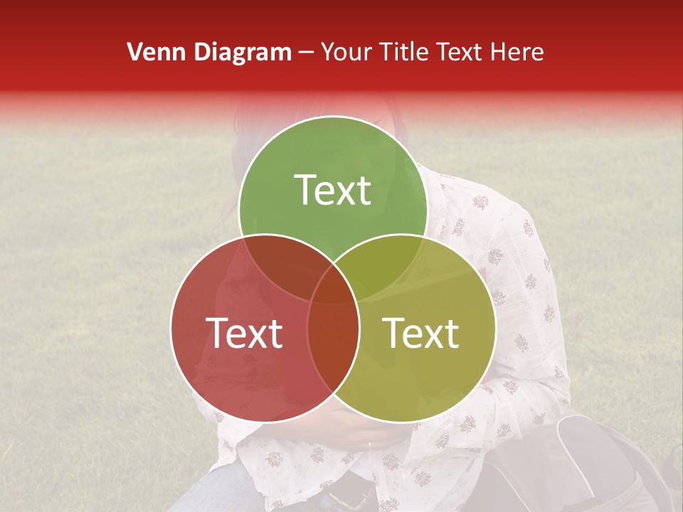 Studying Campus Teenager PowerPoint Template