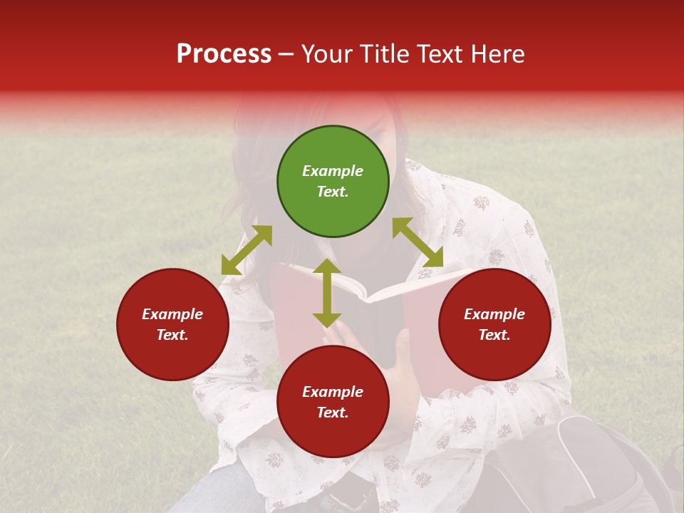 Studying Campus Teenager PowerPoint Template