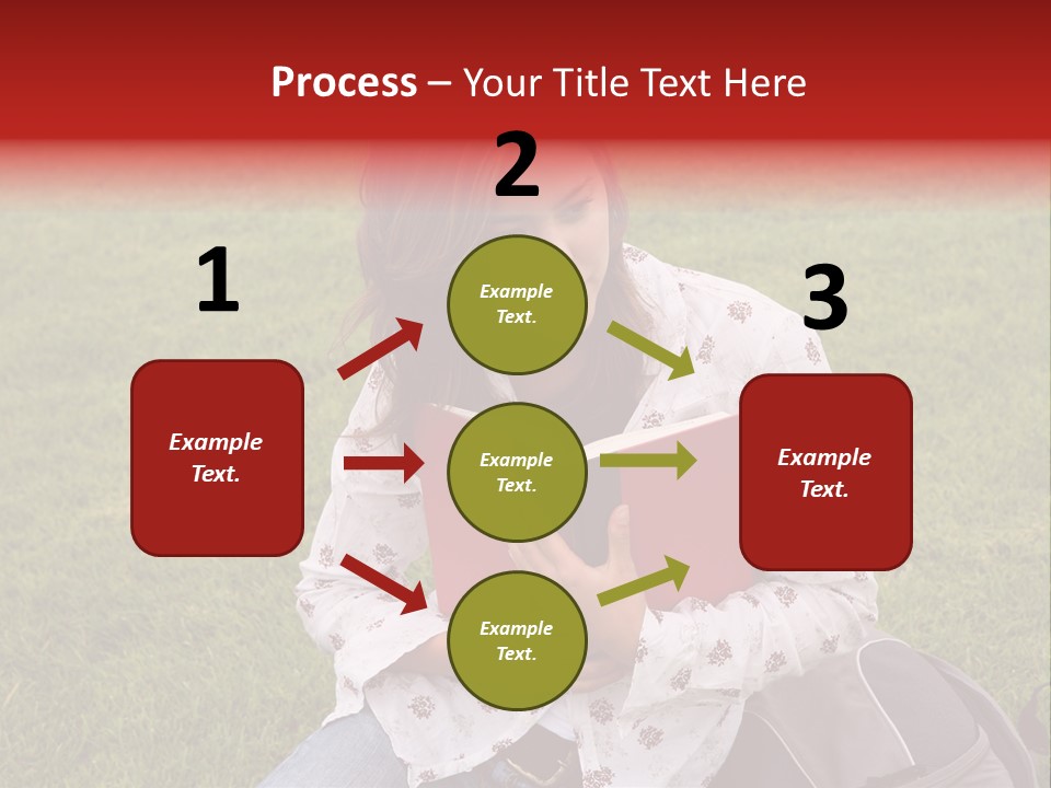 Studying Campus Teenager PowerPoint Template