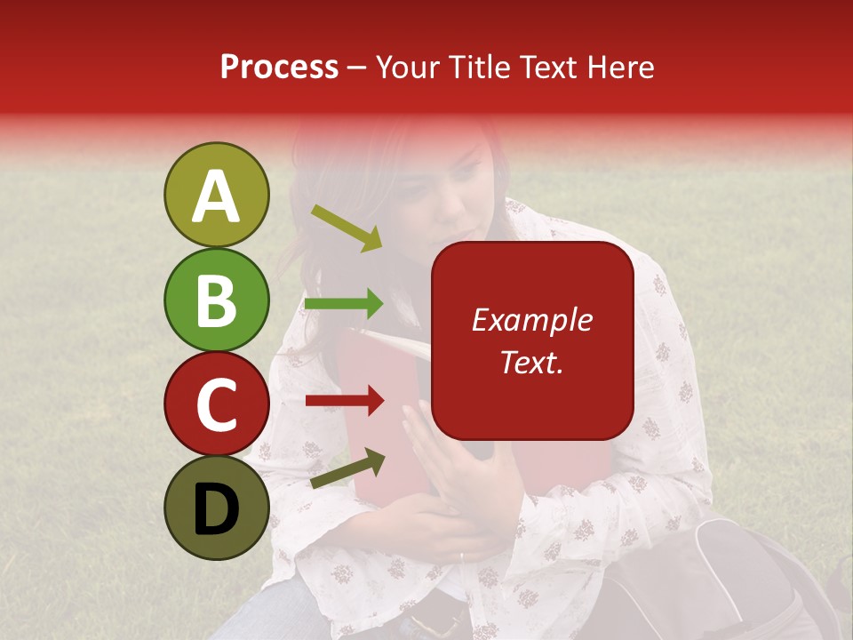 Studying Campus Teenager PowerPoint Template