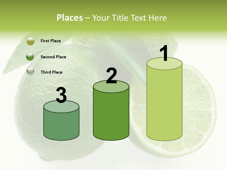 Close Up Lime Health PowerPoint Template