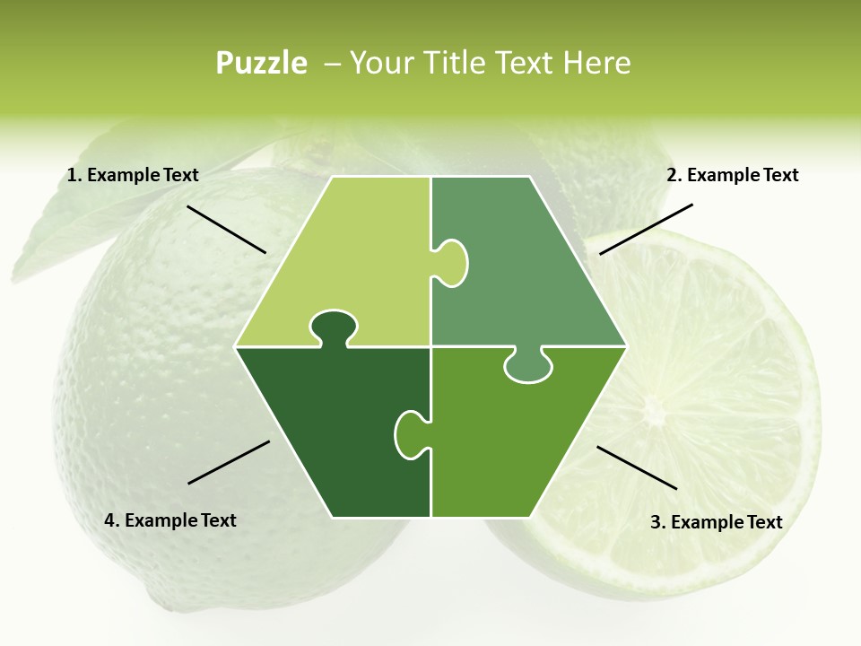 Close Up Lime Health PowerPoint Template