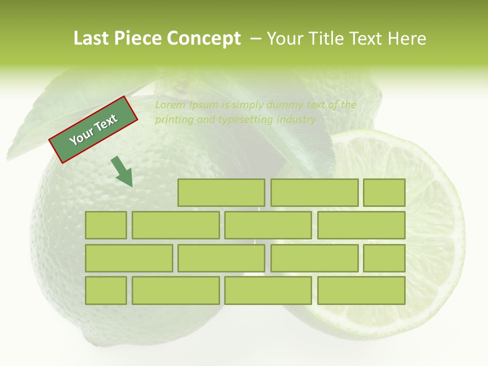 Close Up Lime Health PowerPoint Template