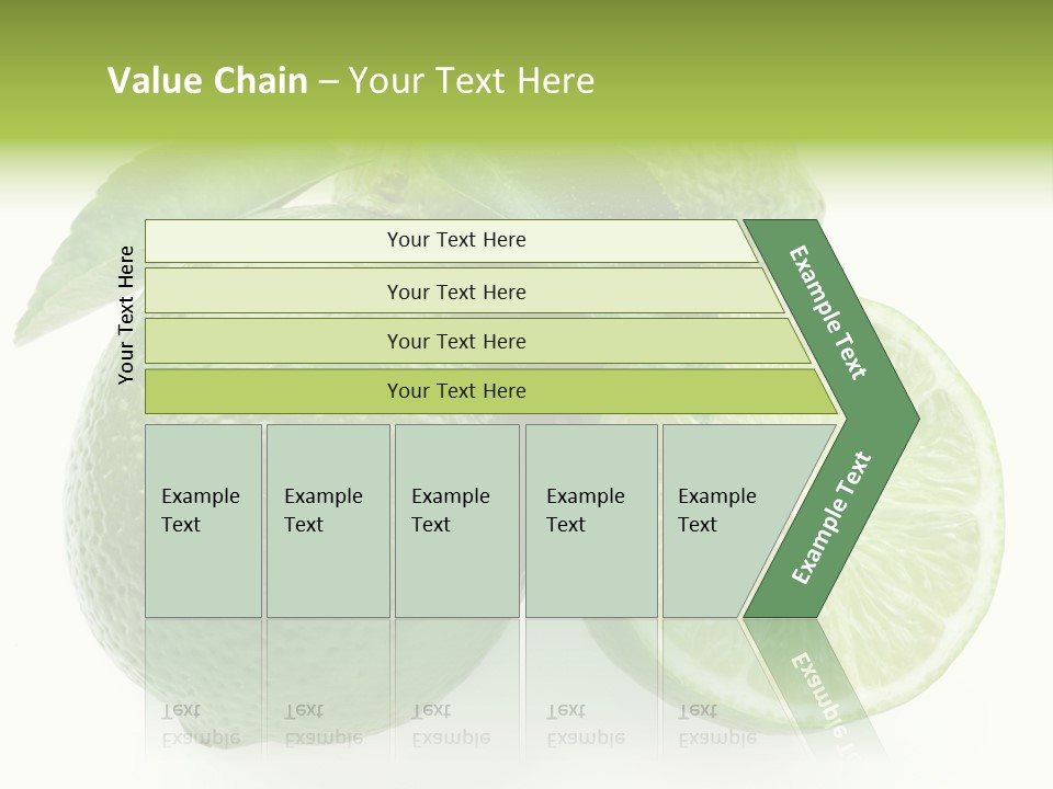 Close Up Lime Health PowerPoint Template