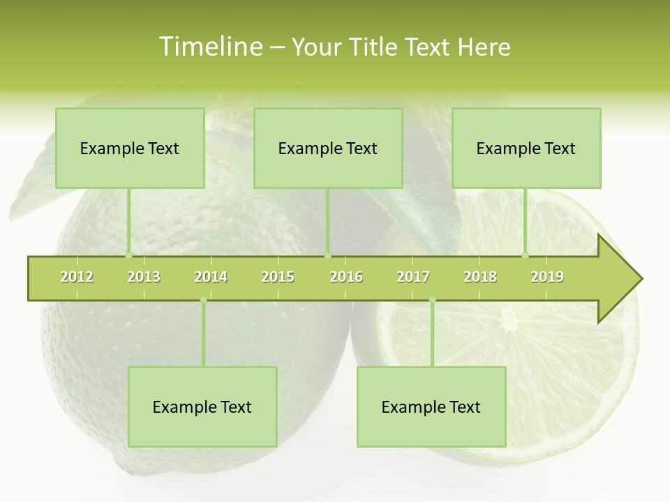 Close Up Lime Health PowerPoint Template