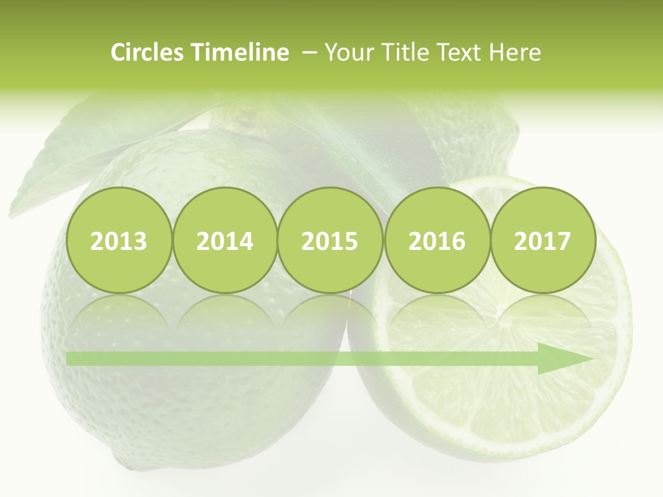 Close Up Lime Health PowerPoint Template