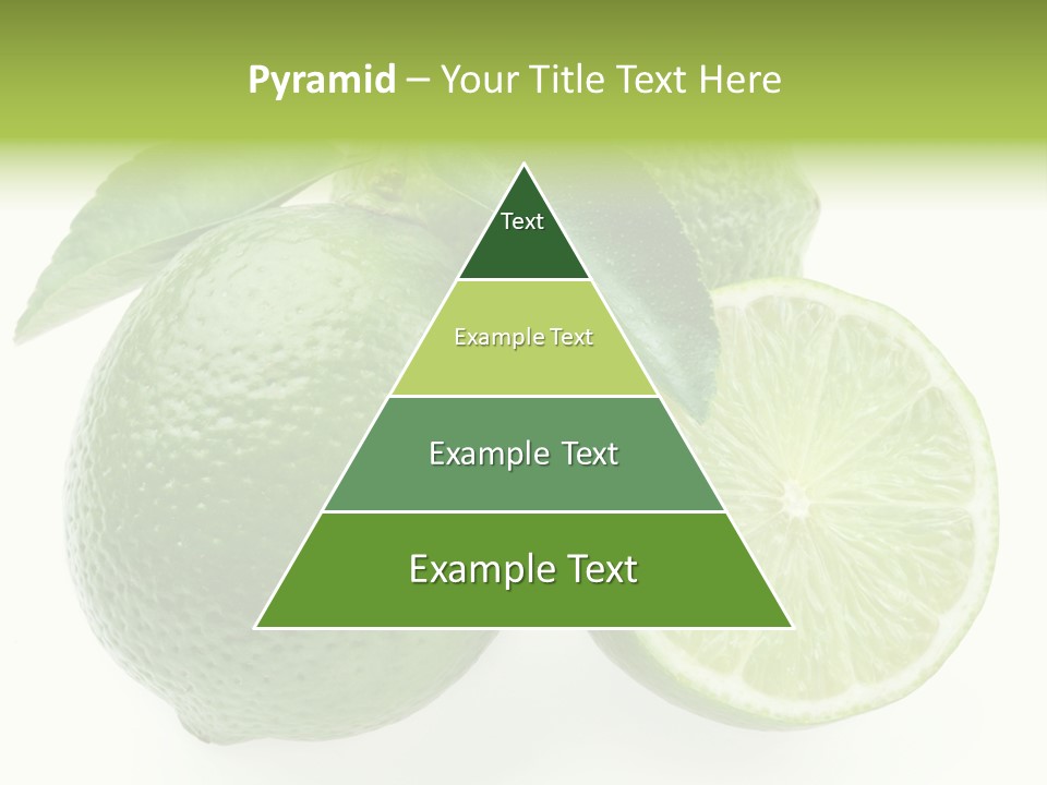Close Up Lime Health PowerPoint Template