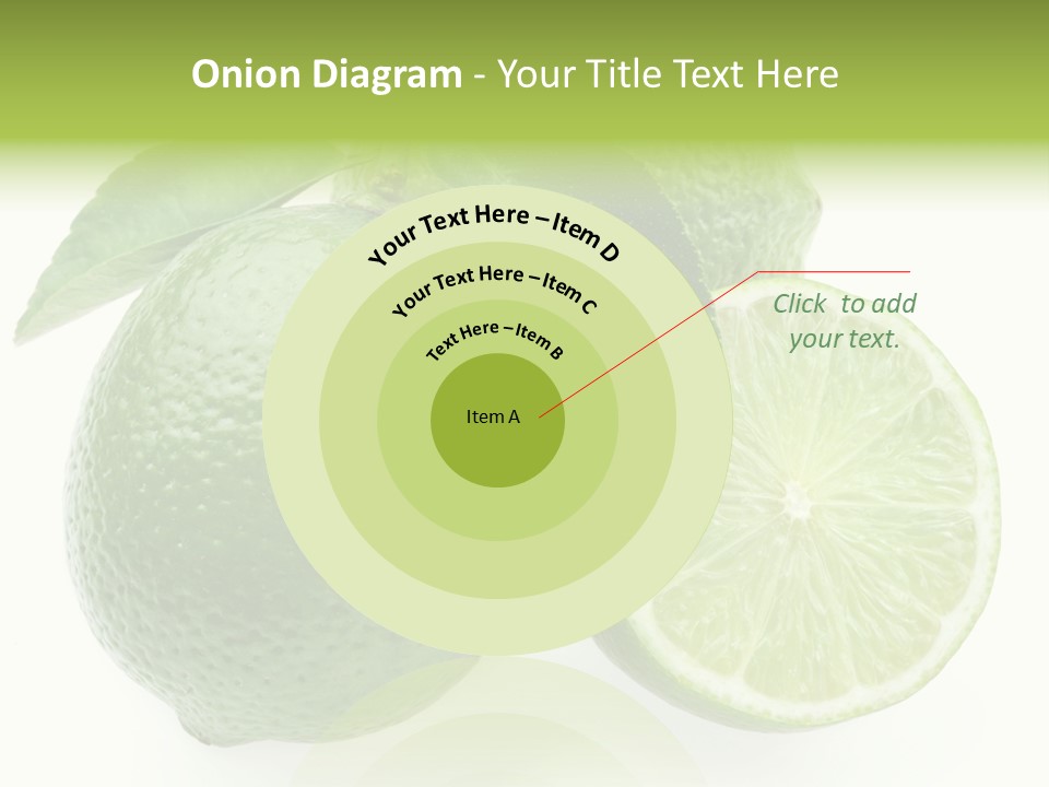 Close Up Lime Health PowerPoint Template