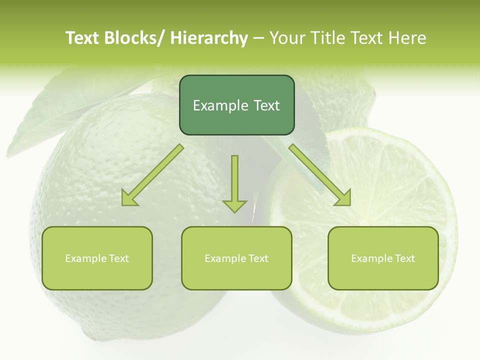 Close Up Lime Health PowerPoint Template