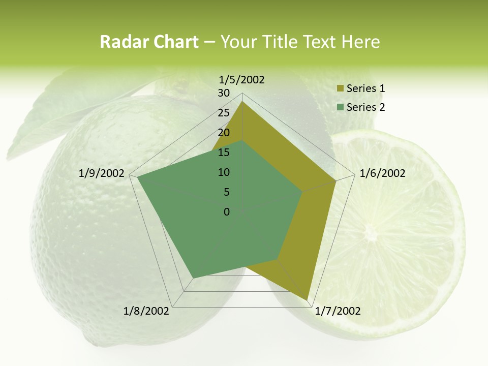 Close Up Lime Health PowerPoint Template