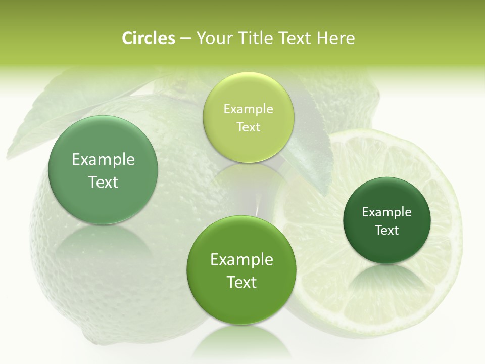 Close Up Lime Health PowerPoint Template