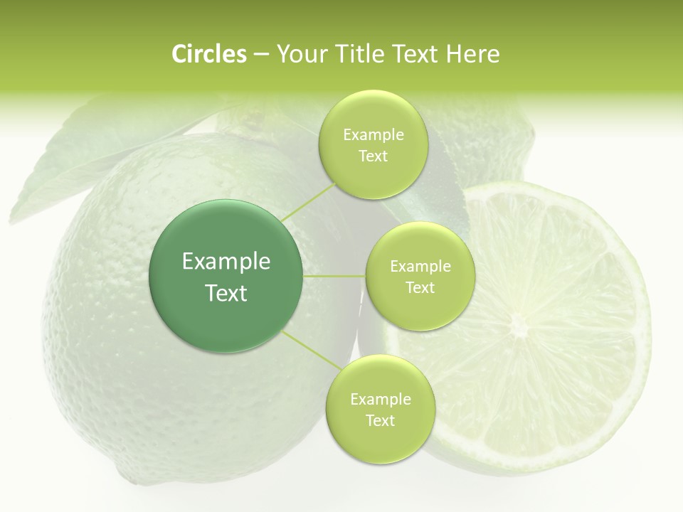 Close Up Lime Health PowerPoint Template