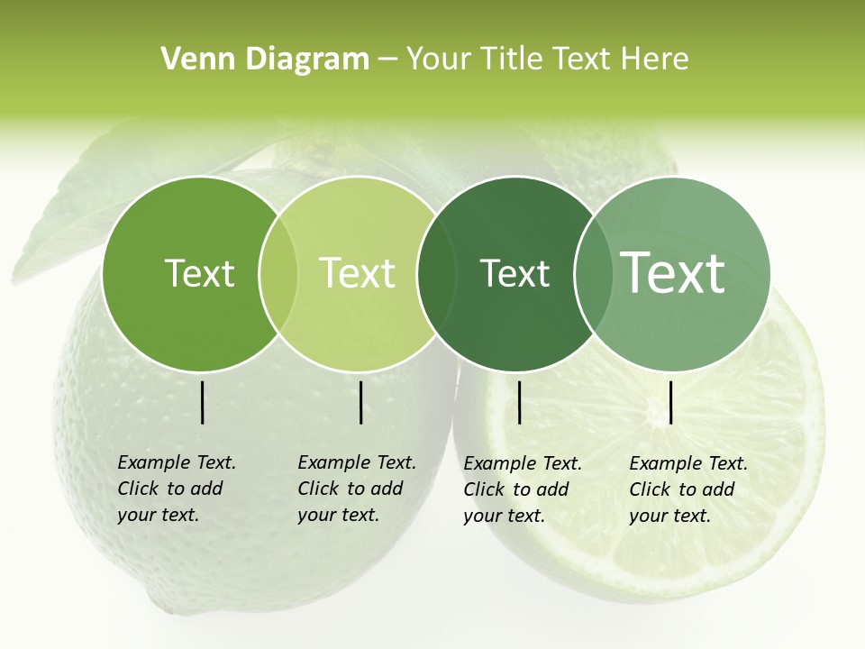 Close Up Lime Health PowerPoint Template
