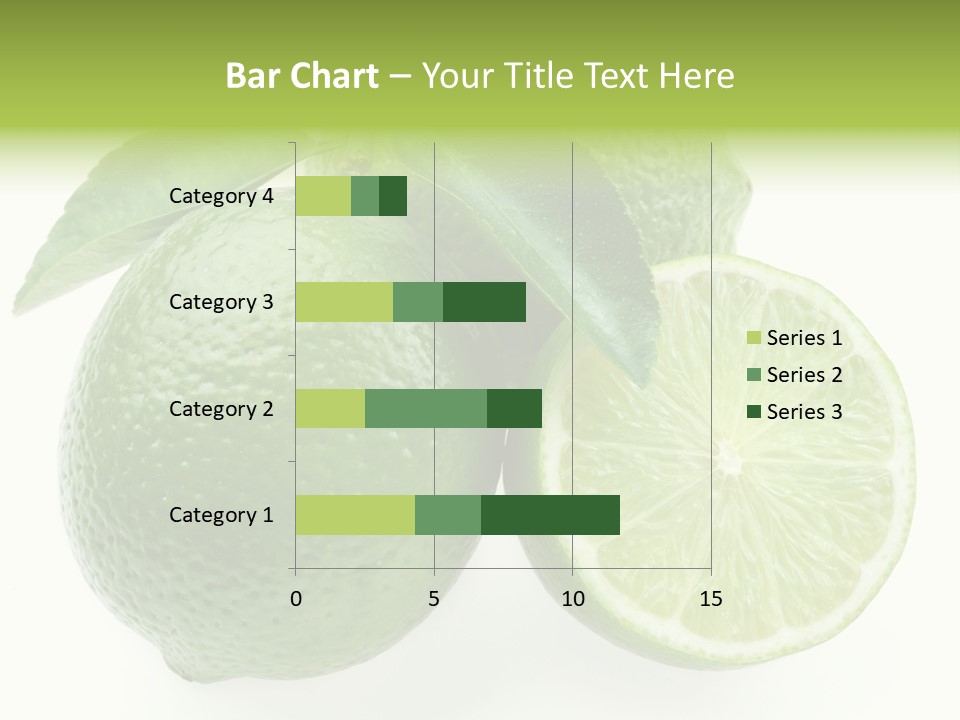 Close Up Lime Health PowerPoint Template