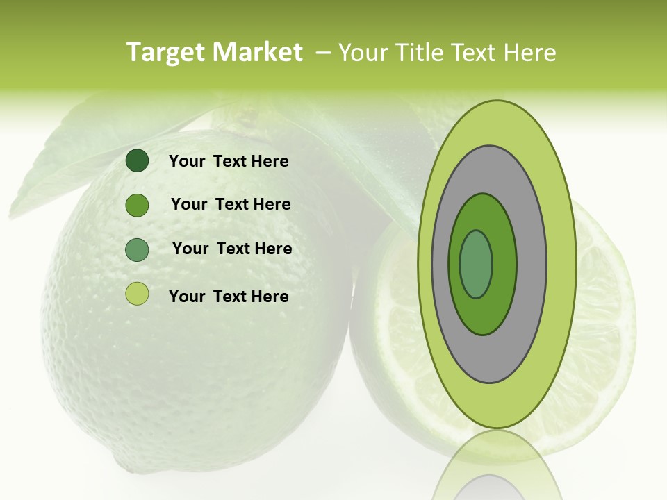 Close Up Lime Health PowerPoint Template