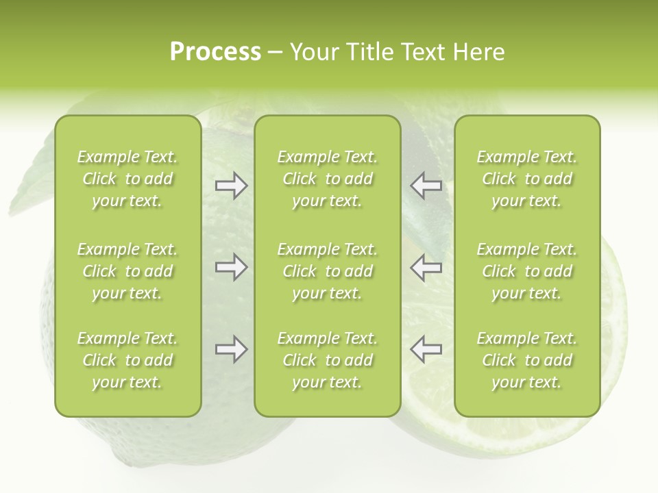 Close Up Lime Health PowerPoint Template