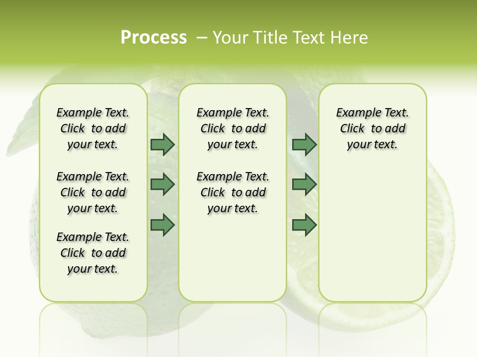 Close Up Lime Health PowerPoint Template