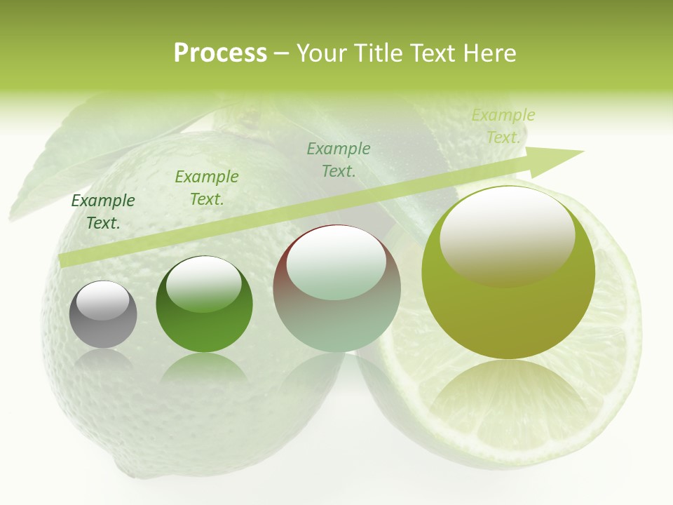 Close Up Lime Health PowerPoint Template