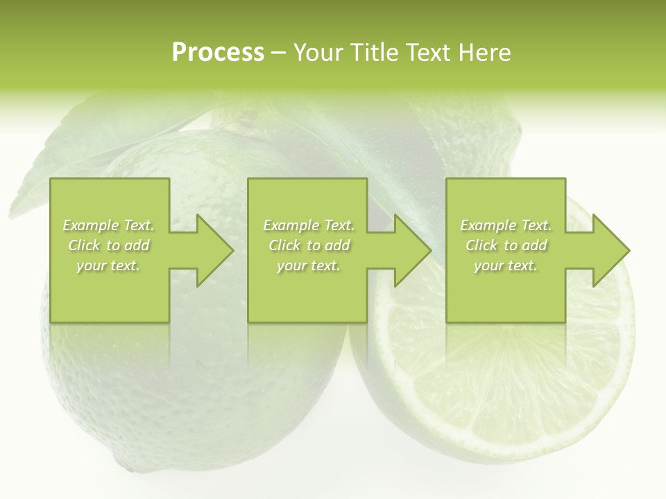 Close Up Lime Health PowerPoint Template