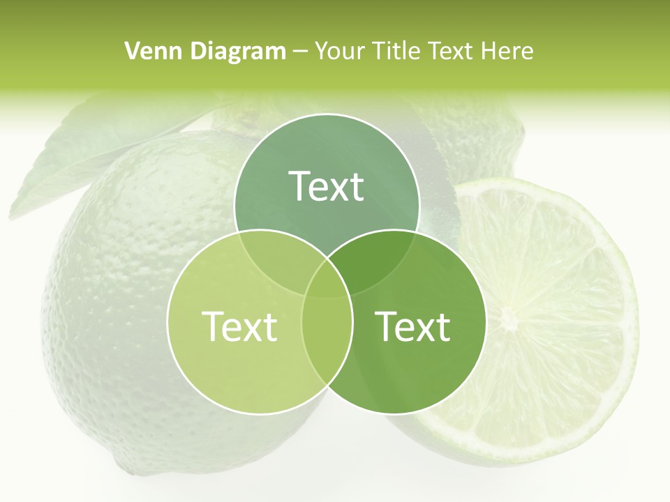 Close Up Lime Health PowerPoint Template
