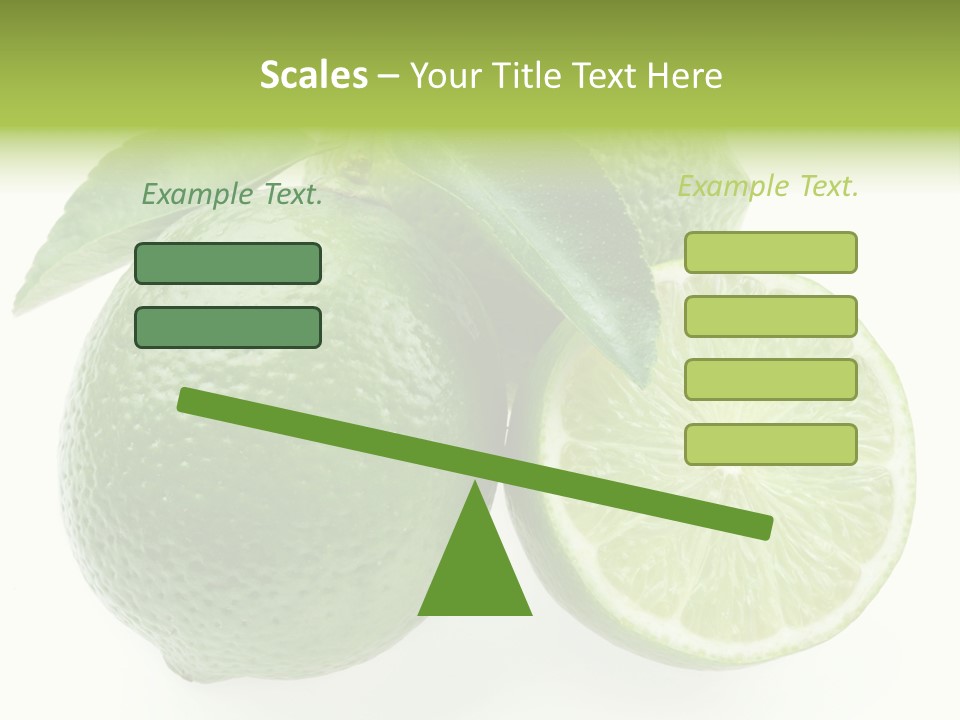 Close Up Lime Health PowerPoint Template
