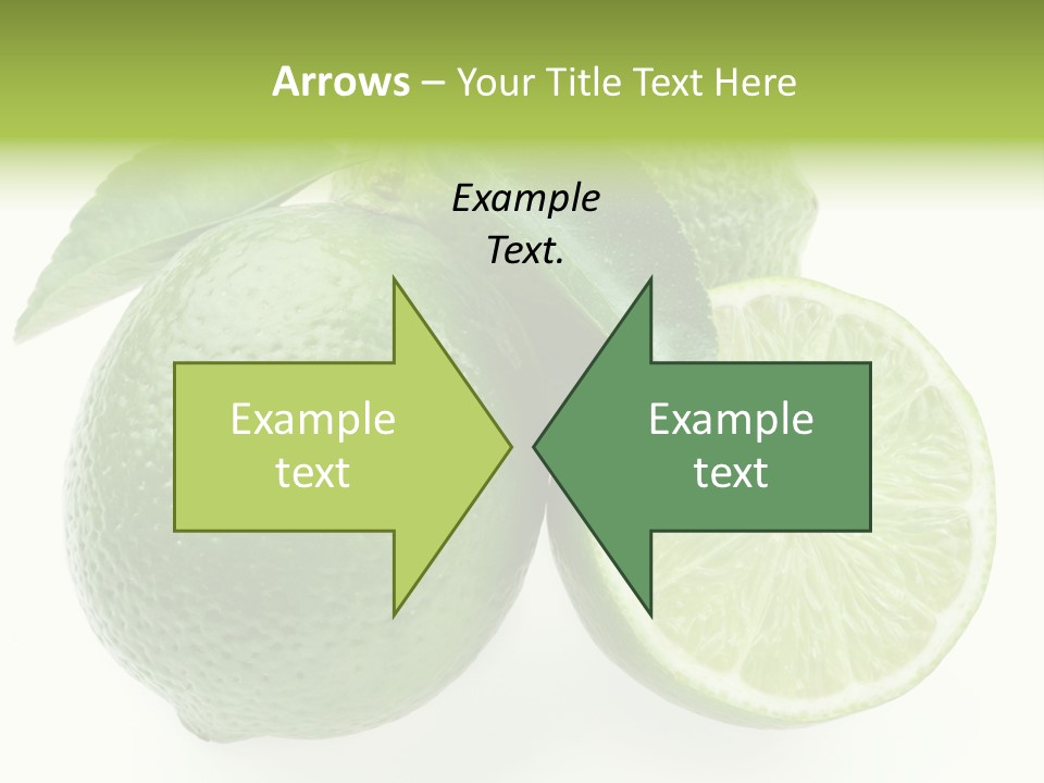 Close Up Lime Health PowerPoint Template