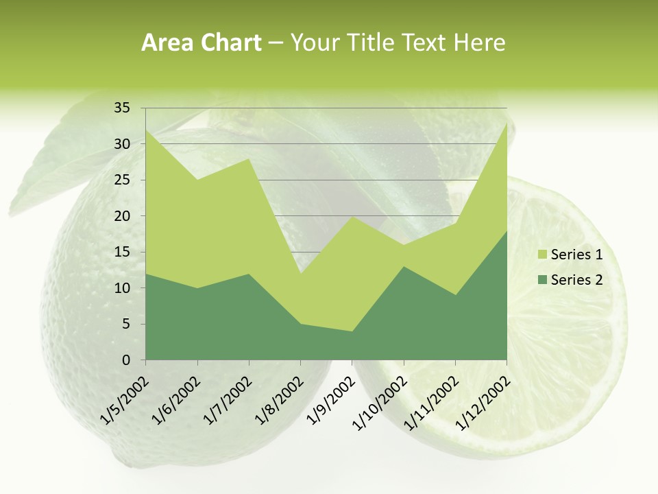 Close Up Lime Health PowerPoint Template