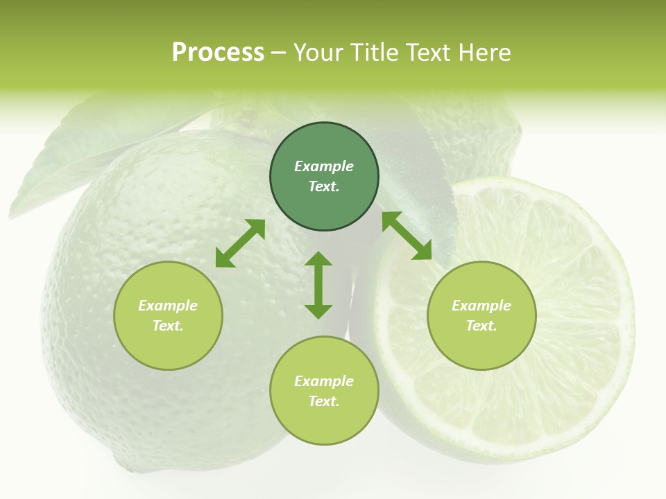 Close Up Lime Health PowerPoint Template