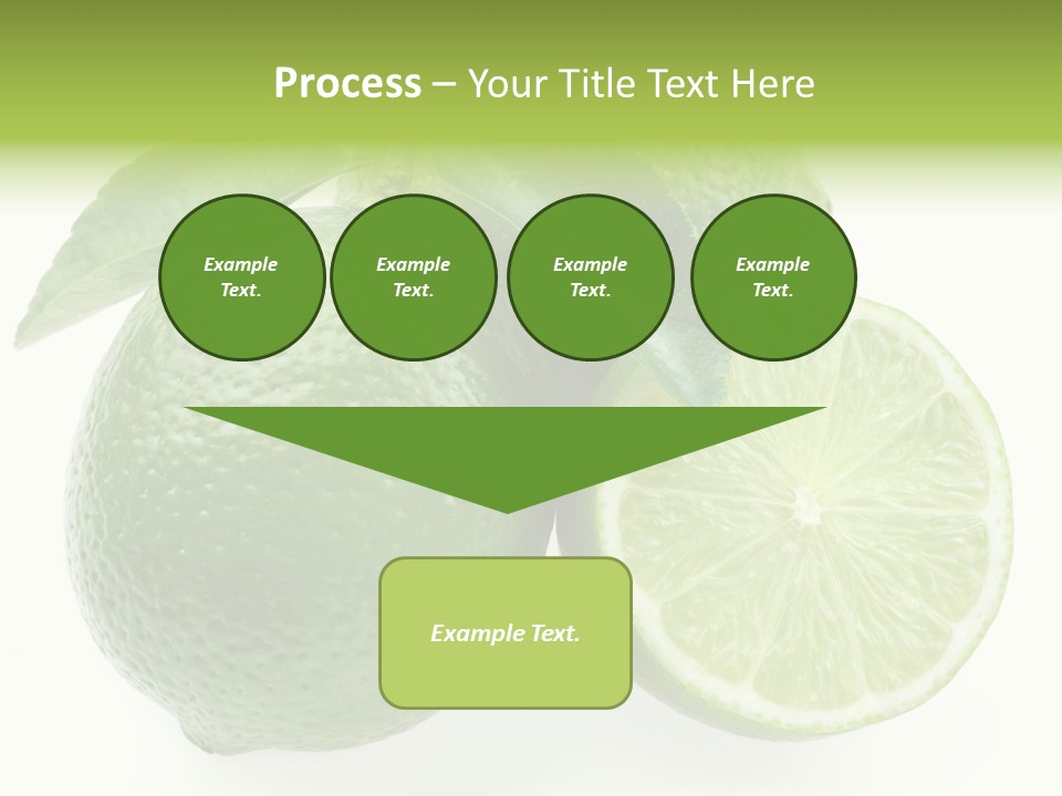 Close Up Lime Health PowerPoint Template