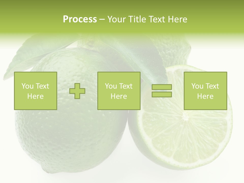 Close Up Lime Health PowerPoint Template